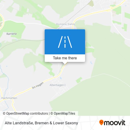 Alte Landstraße map