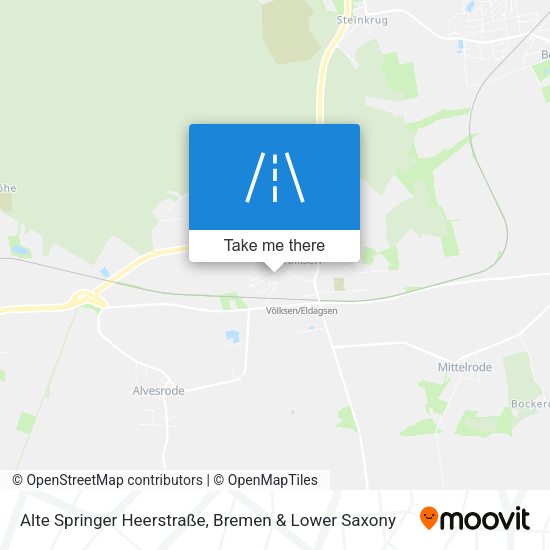Alte Springer Heerstraße map
