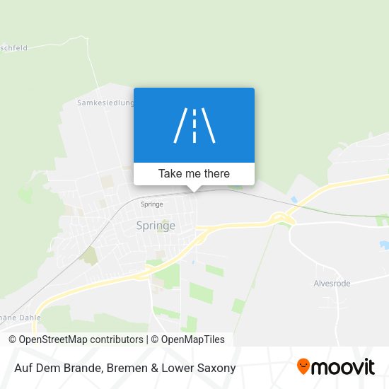 Auf Dem Brande map
