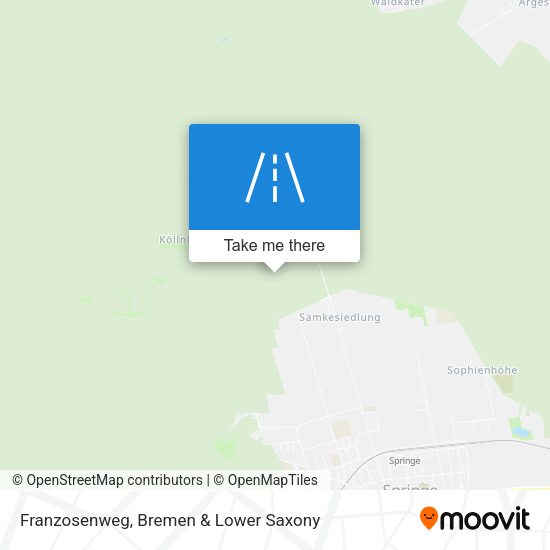 Franzosenweg map