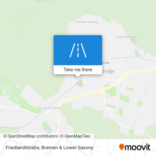 Friedlandstraße map