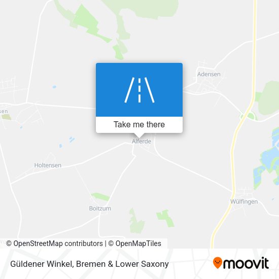Güldener Winkel map