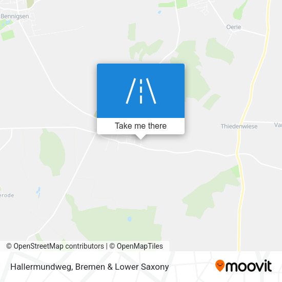 Hallermundweg map