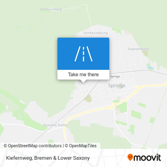 Kiefernweg map