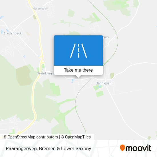 Raarangerweg map