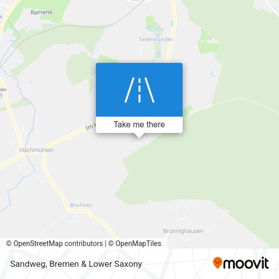 Sandweg map