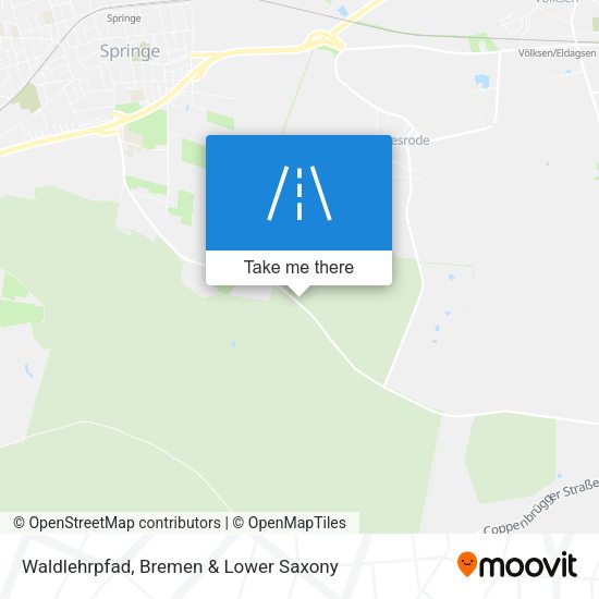 Waldlehrpfad map