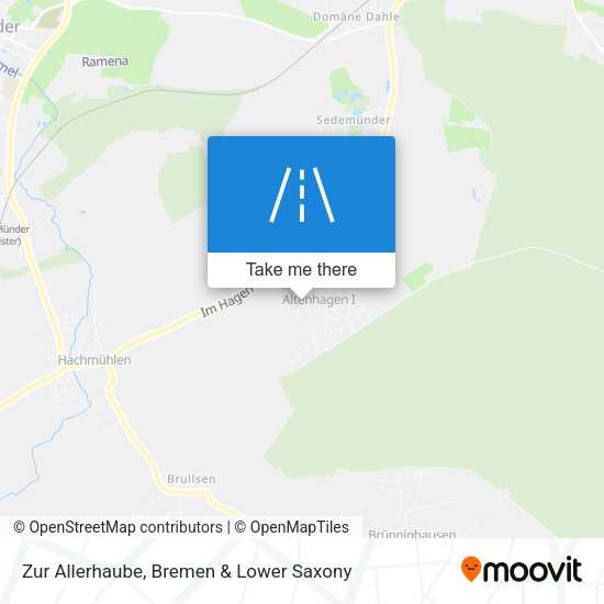 Zur Allerhaube map