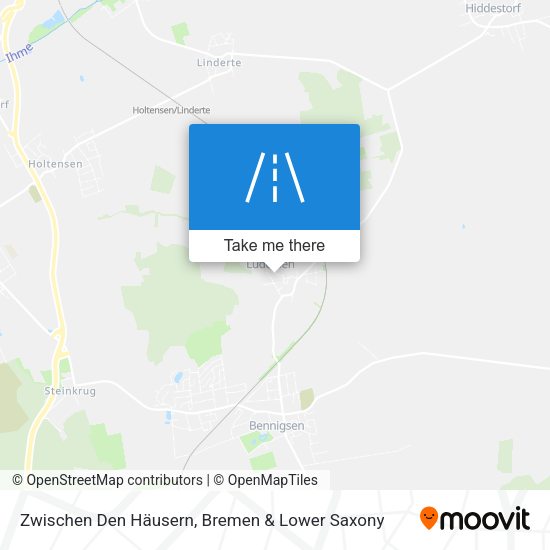 Zwischen Den Häusern map
