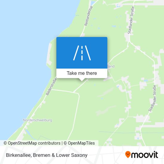 Birkenallee map