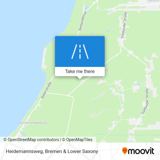 Heidemannsweg map