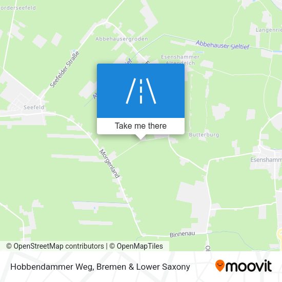 Hobbendammer Weg map