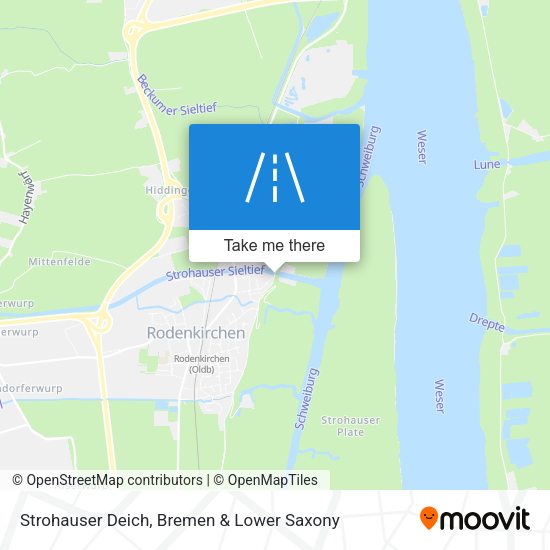 Strohauser Deich map
