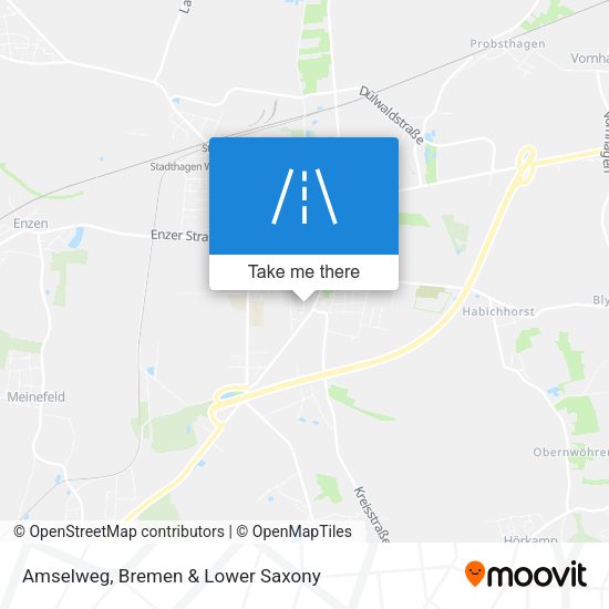Amselweg map