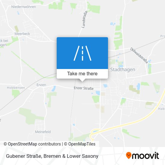 Gubener Straße map