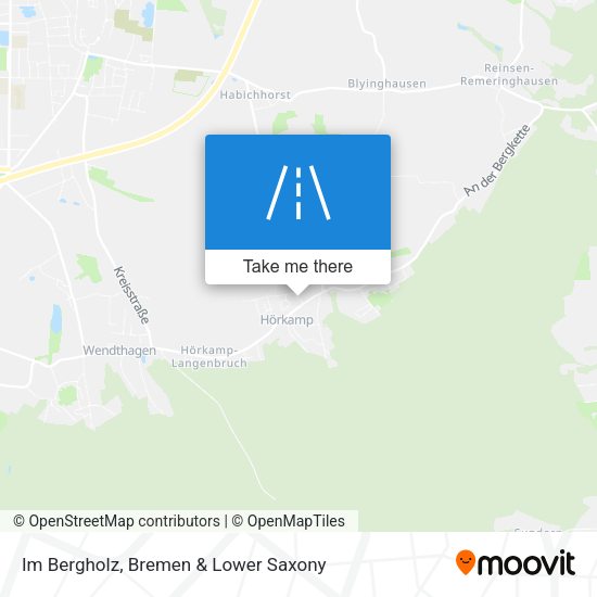 Im Bergholz map