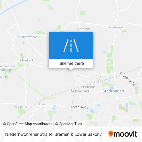 Niedernwöhrener Straße map