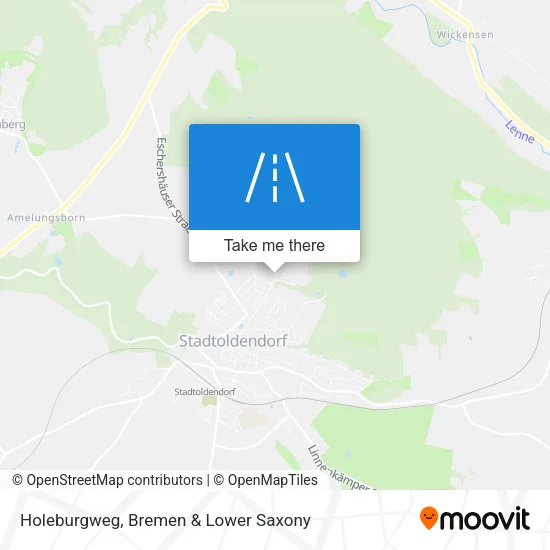 Карта Holeburgweg