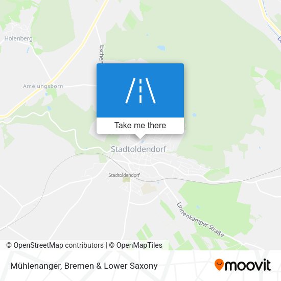 Mühlenanger map