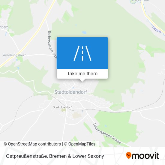 Ostpreußenstraße map