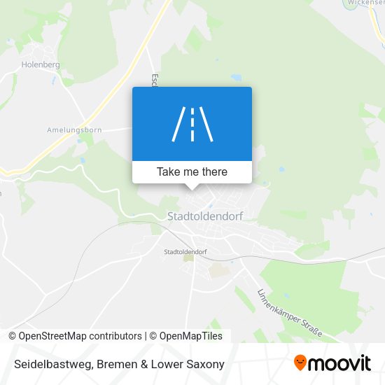 Seidelbastweg map