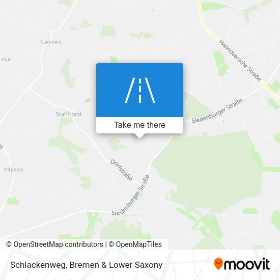 Schlackenweg map