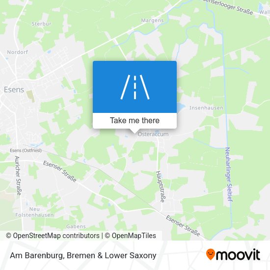 Am Barenburg map