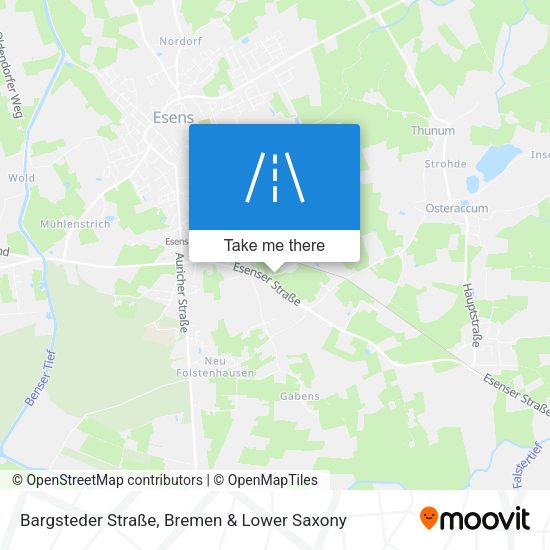Bargsteder Straße map