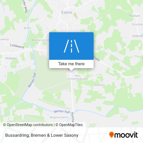 Bussardring map