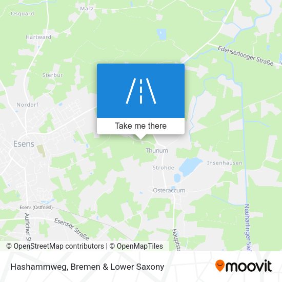 Hashammweg map