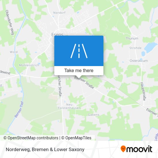 Norderweg map