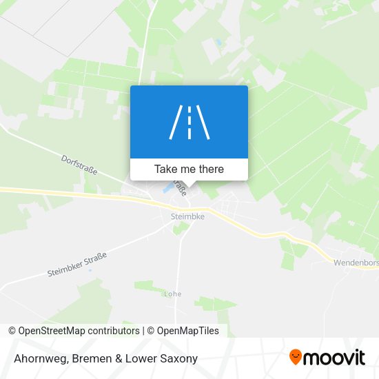 Ahornweg map