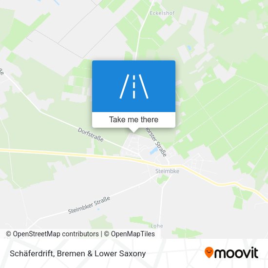 Schäferdrift map