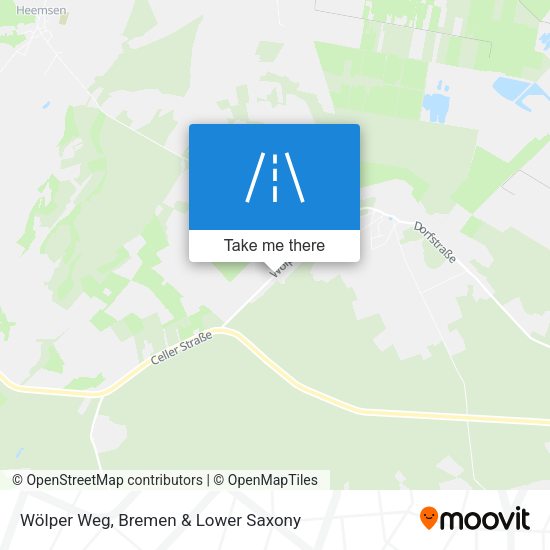 Wölper Weg map