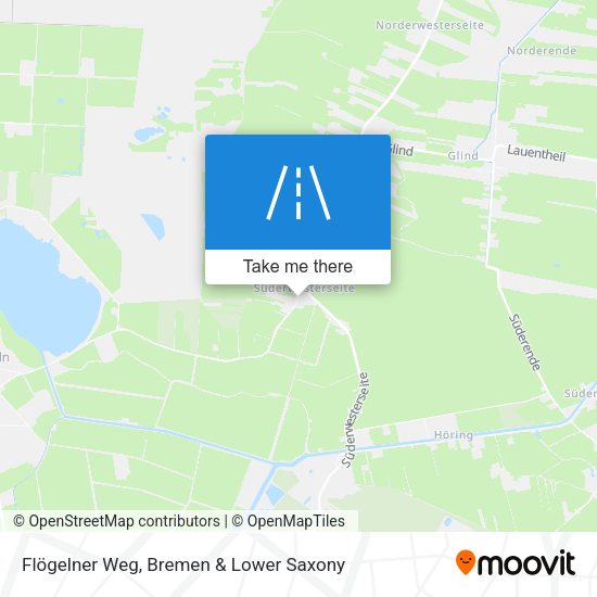 Flögelner Weg map