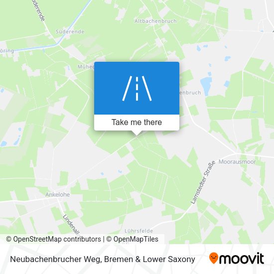 Neubachenbrucher Weg map
