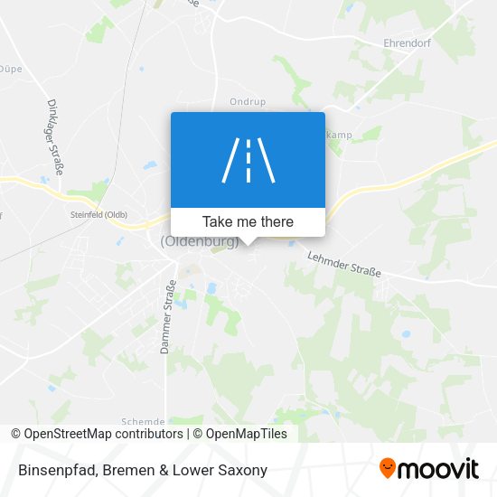 Binsenpfad map