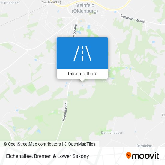 Eichenallee map
