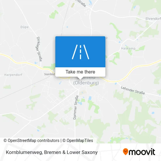 Карта Kornblumenweg