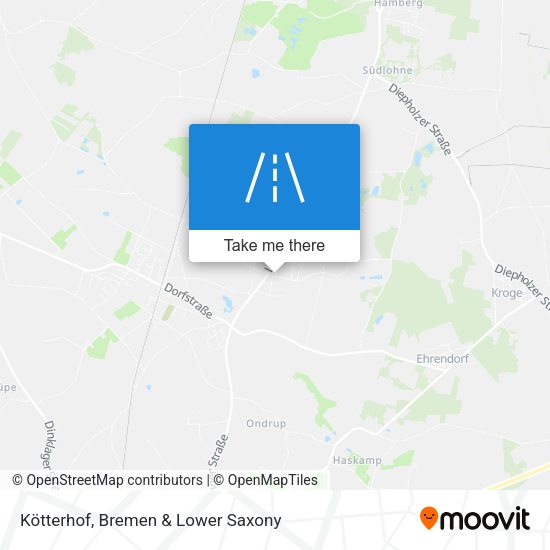 Kötterhof map