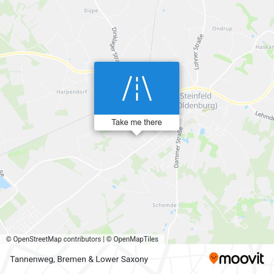 Tannenweg map