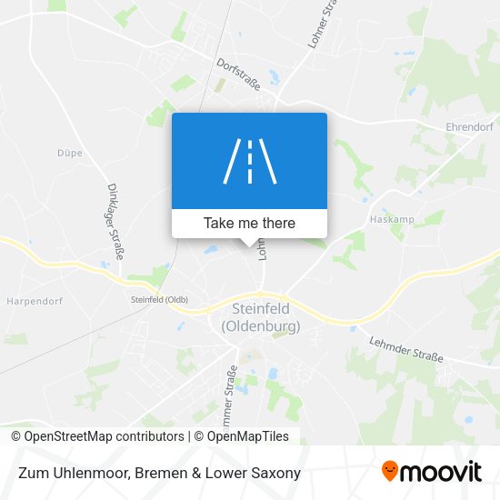 Zum Uhlenmoor map