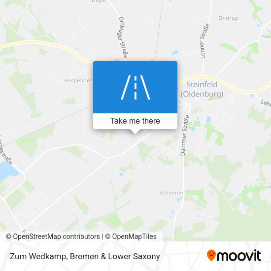 Zum Wedkamp map