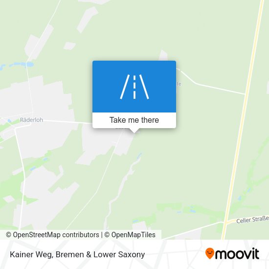 Kainer Weg map