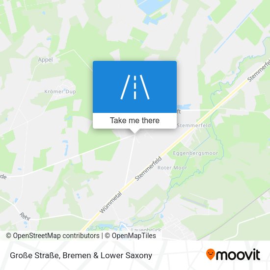 Große Straße map