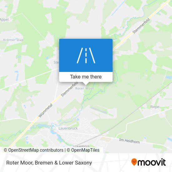 Roter Moor map
