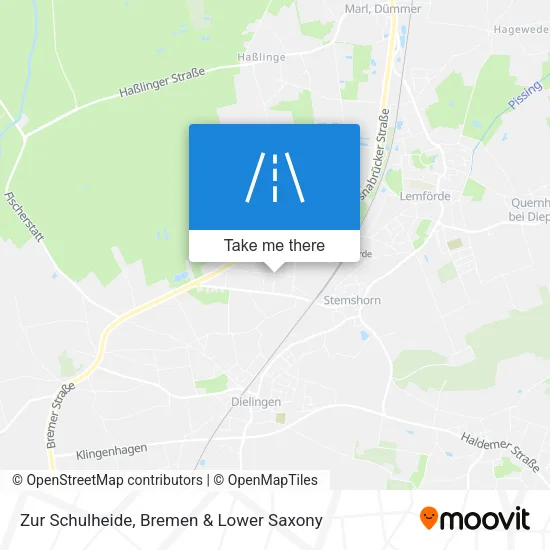 Карта Zur Schulheide
