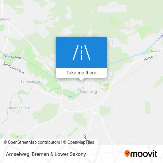 Amselweg map