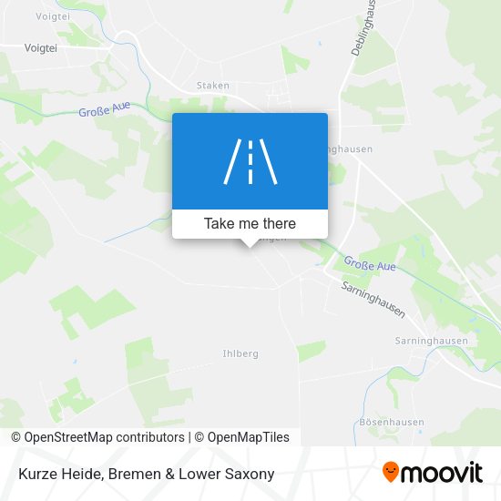 Kurze Heide map