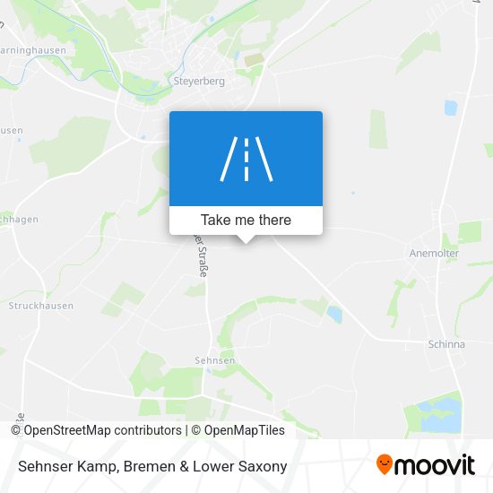 Sehnser Kamp map